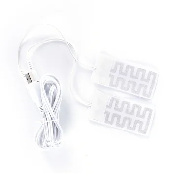 3.7 V-5V 5*9CM USB Šildomos Pirštinės Trinkelėmis luva calefaccion guantes Elektros USB Šildomos Pirštinės Šildomos Pirštinės Anglies Pluošto Audiniu