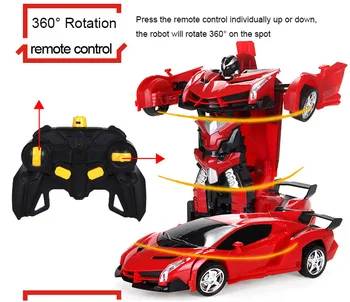 5 Stilių, RC Automobilių Transformacijos Robotai Sporto Transporto priemonės Modelio, Robotai Žaislai, Nuotolinio Kietas RC Deformacijos Automobiliai Vaikams, Žaislai, Dovanos Berniukams