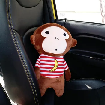 CDCOTN Vaikų Animacinių filmų Mielas Minkštas Pliušinis Automobilių saugos Diržų Pečių Pagalvėlės Dangtis Auto saugos Diržas Dirželis Prailginta Automobilio Auto Accessories