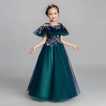 Naujas Prabangus Vaikų Mergaičių Kamuolys suknelė Modelis Rodo, Kostiumų Shoulderless Princesė Promenadzie Suknelė, Paaugliams, Vaikams, Gimtadienio Vakaro Suknelė Y608