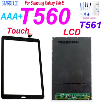 Naujas Samsung Galaxy Tab E SM-T560 T560 T561 LCD Ekranas Su Jutikliniu Ekranu Skydelis skaitmeninis keitiklis Asamblėja