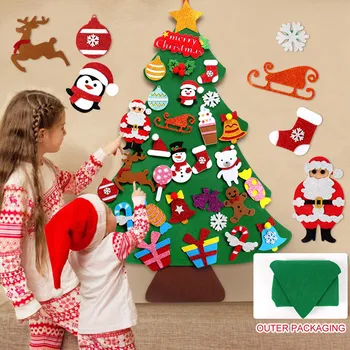 Vaikai PASIDARYK pats Jaučiau, Kalėdų Eglutė, Kalėdų Dekoracija Namuose Navidad 2021 Naujųjų Metų Dovanos, Kalėdų Papuošalų Kalėdų Senelis Kalėdų Medžio