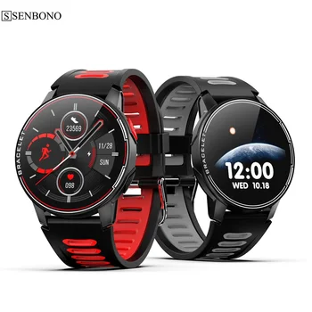 SENBONO S20 IP68 Vandeniui Bluetooth 5.0 Smart Watch Širdies ritmo Monitorius 