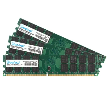 SNOAMOO Ram DDR2 4GB 800MHz PC2-6400 KOMPIUTERIO DIMM Atminties 240 kaiščiai AMD Sistema Aukštos Kokybės Suderinama
