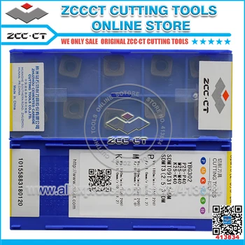 50pcs ZCC.CT frezavimo cutter SDMT09T312 -DM YBG302 frezavimo pjovimo įrankis įterpti SDMT09 vidutinės supjaustyti SDMT tekinimo dalis SDMT09T312-DM