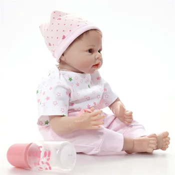 22 colių Modelis Reborn Baby Doll Karšto Pardavimo Atgimsta Lėlės Vinilo Lėlės Ankstyvojo Ugdymo Lėlės