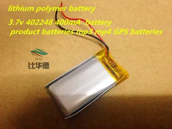 Planšetinio kompiuterio baterija 3.7 v 402248 400mA baterija gaminio, baterijos, mp3, mp4, GPS baterijos