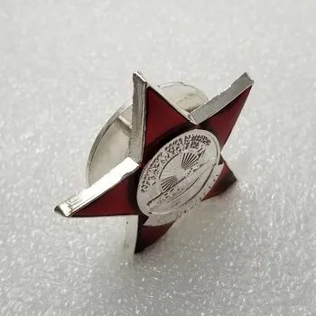 CCCP KGB ŽENKLELIS SSRS Užsakymo Red Star Award rusijos antrojo pasaulinio KARO Medalis Retos tamsios spalvos Sovietų