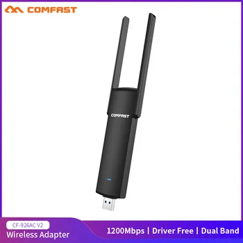 Comfast Dual Band 2.4 G&5G AC Maršrutizatorius Bevielio Signalo Imtuvas USB3.0 Didelės Spartos WiFi Adapteris Extender Wifi Išorinio Tinklo Korteles