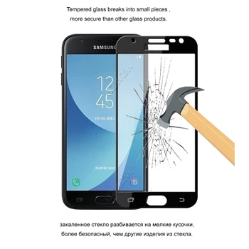 Stiklo Samsung Galaxy J5 2017 Pilnas Draudimas Screen Protector Apsauginės Grūdintas Stiklas Samsung Galaxy J5 2017 J530