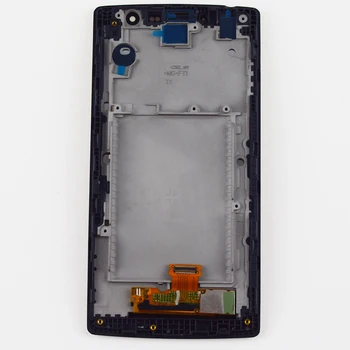 Dėl LG Magna G4c H525N H525 H522Y H520Y H500 H502 LCD Ekranas Monitoriaus Ekranas + Touch Ekranas skaitmeninis keitiklis Jutiklis Asamblėjos Rėmelį