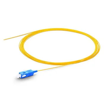 100 vnt 50 vienetų Nemokamas Pristatymas SC/UPC 1,5 M Single mode fiber optic Galiuku 9/125 Optinio pluošto galiuku 0,9 mm