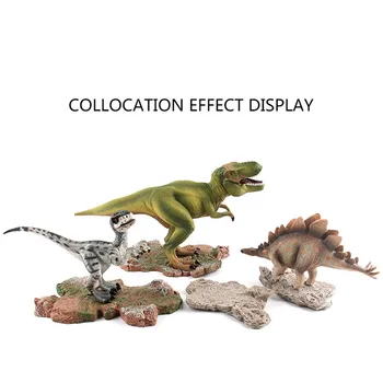 Juros periodo Parkas Pasaulyje Dinozaurų Priedai Realus Dinozaurų Modeliai Bazės Creative Dinozaurų Collocation Pjedestalo Vaikai 