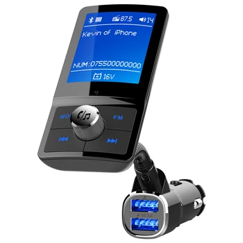 Spalvotas Ekranas FM Siųstuvas Car MP3 Belaidžio 