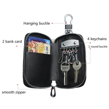Automobilio raktas maišelį namų multi-funkcija užtrauktukas klavišą krepšys pritaikytas piniginės, vyriškos piniginės maišelį užsakymą nemokamų nuotraukų spausdinimo moteriška piniginė