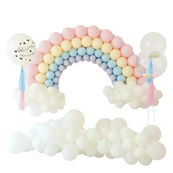 100vnt 10inch macaron balionas candy spalva kūrybingi gimtadienio susitarimą arkos, balionų dekoravimas vestuvių reikmenys