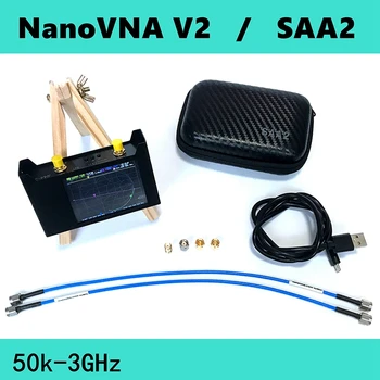 V2 3G Vektoriaus Tinklo Analizatorius S-A-A-2 NanoVNA Antenos Analizatorius Trumpųjų HF VHF UHF su EVA Atveju Antena Analizatorius