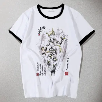 Naujas Anime marškinėliai Kagamine Rin Len Cosplay Atsitiktinis Vyrai trumpas rankovėmis Medvilnės Marškinėliai topai tees