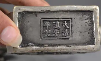Kinijos senas, rankų darbo, išskirtinį pasisekė miao sidabro arbatinukas - aštuonių immortals