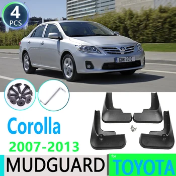 Toyota Corolla Altis E140 2007~2013 M. 2008 M. 2009 M. 2010 M. 2011 m. 2012 Automobilio Sparnas Mudguard Purvo Atvartais Guard Splash Atvartu, Automobilių Reikmenys