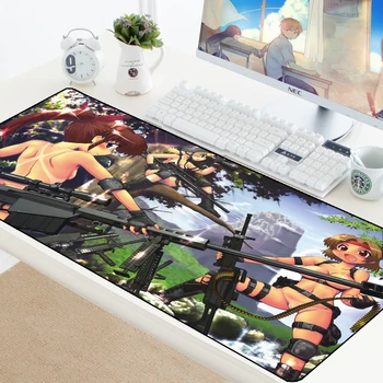 Nier Automatai Anime Didelis Gaming Mouse Pad Mat Sexy Mergina Gamer XL Kompiuterio Kilimėlis Grande Klaviatūros, Pelės Žaisti Kilimėliai Stalas Apsaugoti