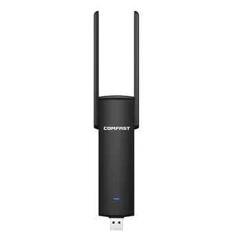 COMFAST Usb Wifi Adapteris 1200mbps 2.4 Ghz + 5.8 Ghz, Dual Band, wi-fi dongle 