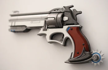 Overwatch McCree Ginklas Taikdarys Cosplay Replika Revolver Prop
