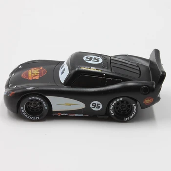 Disney Pixar Automobilių Matinė Juoda Meile Apšvietimo McQueen Diecast Metal Žaislas Automobilis 1:55 Žaislas Automobilis Vaikams Kolekcija Vaikams, Žaislai