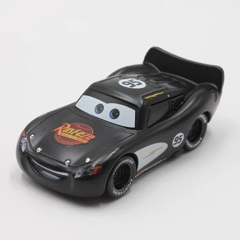 Disney Pixar Automobilių Matinė Juoda Meile Apšvietimo McQueen Diecast Metal Žaislas Automobilis 1:55 Žaislas Automobilis Vaikams Kolekcija Vaikams, Žaislai