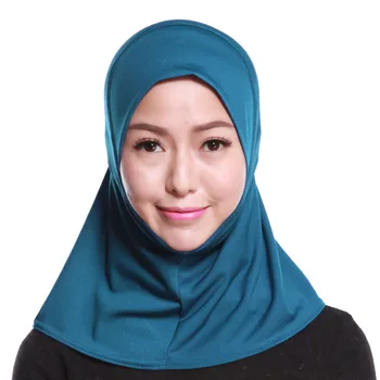 Musulmonų Moterys Pagal Šalikas Skrybėlę Bžūp Islamo Maldos Ponios Kaklo Padengti Hijab Apdangalai, Pilnas Draudimas Arabų Wrap Vientisos Spalvos Artimuosiuose Rytuose