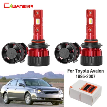 Cawanerl Toyota Avalon 1995-2007 Automobilio LED Lemputė, priekinis žibintas artimąsias Aukštos Pluošto 9000LM Balta 6000K 12V Auto priekinio Žibinto 4 Vienetų