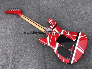 2020 naujas Kram 5150 elektrinė gitara eddie van halen Kram 5150 gitara nemokamas pristatymas 5150 raudona dryžuota gitara