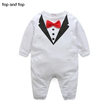 Nauji grynos medvilnės Kūdikių Drabužiai peteliškę dizaino Baby Romper Infantil babi berniukas jumpsuit Naujagimių Rompers