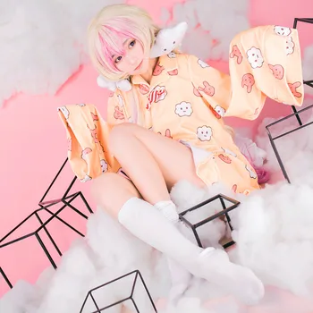 Anime Stebuklinga Mergaitė Didinimo Projektą, Cosplay Kostiumai, Nemurin Moterų Pižama Sleepwear Kailis Nightdress Pižamą Suknelė Drabužių