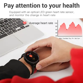 Pilnas Touch Smart Watch Vyrų Smartwatch Elektronika Smart Laikrodis 