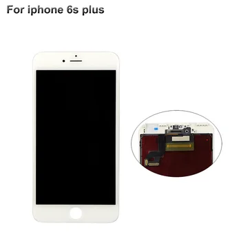Klasės AAA, LCD, iPhone 6 5s 5c 6s plus Ekranas skaitmeninis keitiklis Su Jutiklinio Ekrano Bezel Rėmo Surinkimo Baltas Juodas LCD iphone6