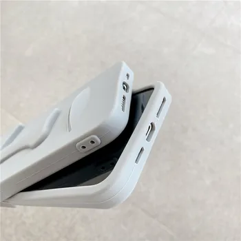 JAMULAR 3D Abstraktaus Meno Veidą, Telefono dėklas Skirtas iPhone 7 X 11 Pro XS MAX SE 2020 XR 8Plus atsparus smūgiams Silikoninis Pilnas draudimas Mielas Fundas