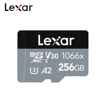 Originalus Lexar Atminties Kortelė 1066x 256 GB Klasės 10 Skaityti Greitis Iki 160MB/S Micro SD Kortelės 128GB 64GB U3 V30 Microsd TF Kortelė