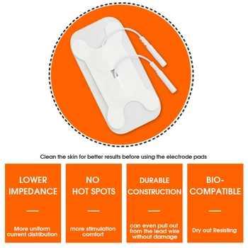 Uodega Stiliaus Mygtuką neaustinių Fizioterapija Disfagija Elektrodų pagalvėlės Pasta Lopai TNES Žemo Dažnio Fizioterapijos