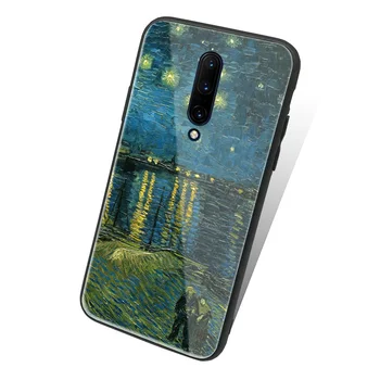 Van Gogh Edvard Munch Salvadoras Dali Pablo Picasso Pollock minkšto silikono stiklo telefonas padengti shell OnePlus 6 6T 7 7T Pro