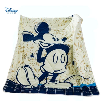 Disney Mickey Mouse Vasaros Antklodė medvilnės audinio galima skalbti dygsniuotas mesti jaukus antklodė minkšta lova, sofa-automobilių 3d patalynė vaikams