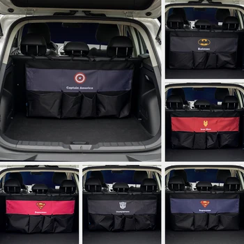 Didelis Dydis Automobilių Kamieno Organizatorius Backseat Saugojimo Krepšys Net Didelės Talpos daugkartinio naudojimo Automobilių Sėdynės atlošo MPV VISUREIGIS Universalios