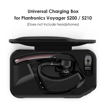 Naujas Nešiojamas Ausinių Įkrovimo Dėžutė laisvų Rankų įranga Saugojimo Apsauginis Universalus USB Įkroviklis Atveju Plantronics Voyager 5200 5210