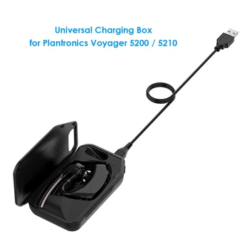 Naujas Nešiojamas Ausinių Įkrovimo Dėžutė laisvų Rankų įranga Saugojimo Apsauginis Universalus USB Įkroviklis Atveju Plantronics Voyager 5200 5210