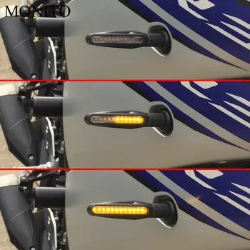 Motociklo Posūkio Signalai, LED Žibintai, Tekantis Vanduo Mirgėjimo Flashers žibintas HONDA CRM250R CRF250L CRF250M CRF1000L BAF-250L 250M