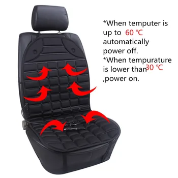 2VNT/1PCS 12V Greitai, Šildomos Automobilių Sėdynės Padengti Sėdynės Šildytuvas Šiltesnis Žiemą Buitinių Pagalvės Šildomos Sėdynės Pagalvėlės