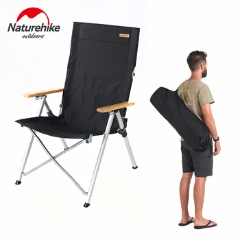 Naturehike Kėdė Ultralight Stovyklavimo Kėdė Nešiojamos Sulankstomos Kėdės Lauko Relax Kėdė Vieną Reguliuojamas Iškylą Paplūdimio Kėdės