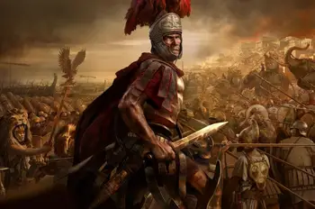 Romėnų Kareivis Apsuptyje Epas Mūšis tapybos drobė Spausdina Sienos Meno Kambarį Miegamojo Puošimas