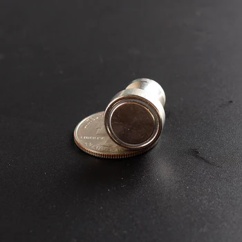 Retųjų žemių neoddymium magnetas su plieno korpusu,NdFeB office magnetai,stiprūs turėtojas magnetas žaislas,magnetinė sklendė, didmeninė D16X20mm