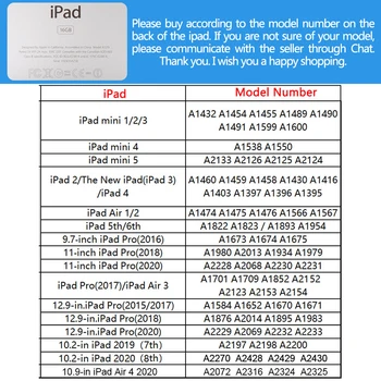 Abstrakti Tapyba Oro iPad 4 Oro Atveju Pieštukas Turėtojas 10.2 8-2020 m. 7-12.9 Pro 2020 Mini 5 9.7 Padengti Silikono Pro 11 Funda